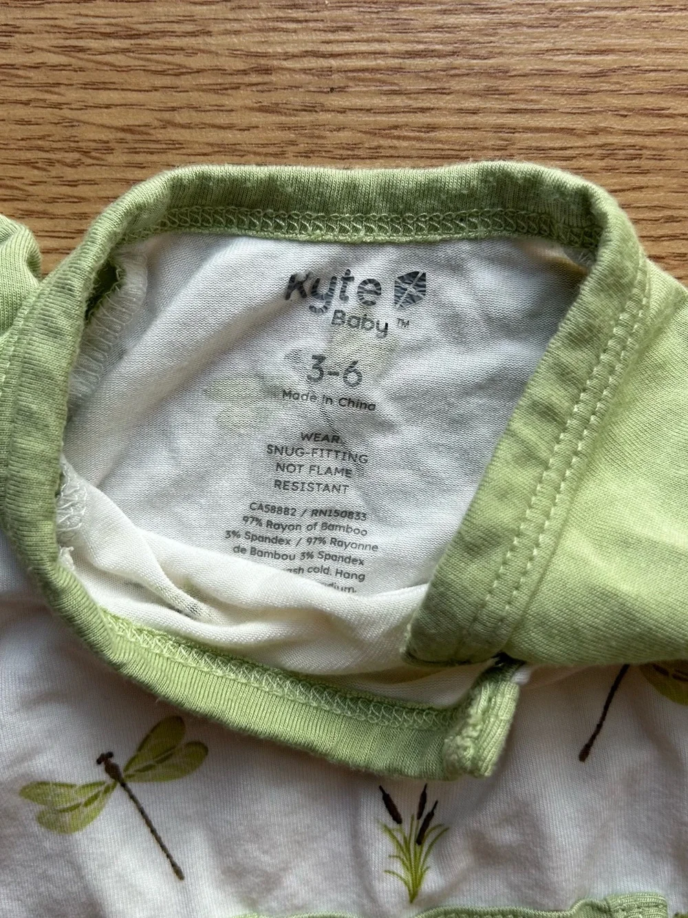 Kyte Baby Dragon Fly Shortie Romper 3-6 months